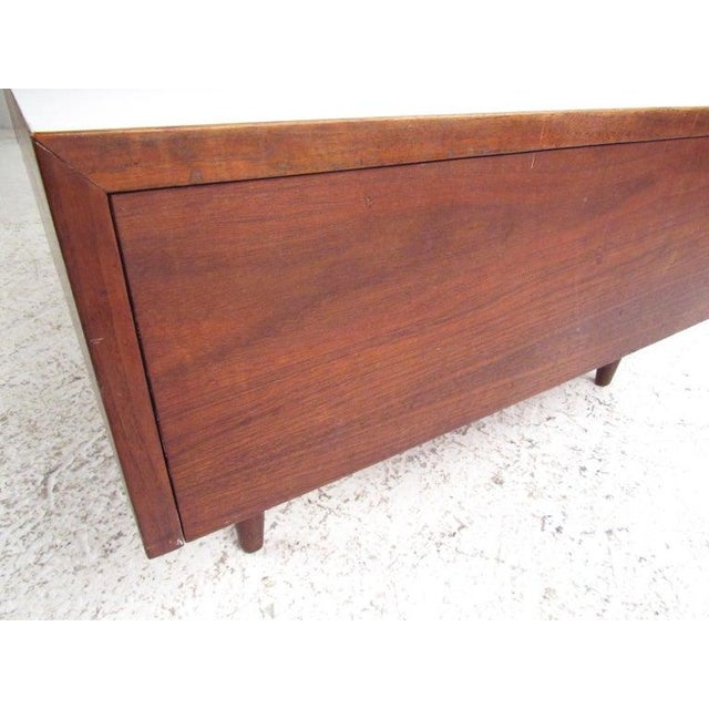 Vintage Modern Coffee Table With Drawers Chairish