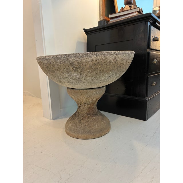 Mid 20th Century Pair of Unique Concrete Planters, France For Sale - Image 4 of 13
