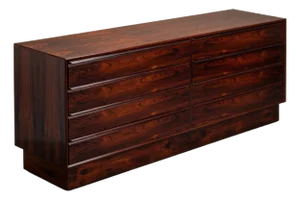 Brazilian Rosewood 8 Drawer Dresser by Westnofa