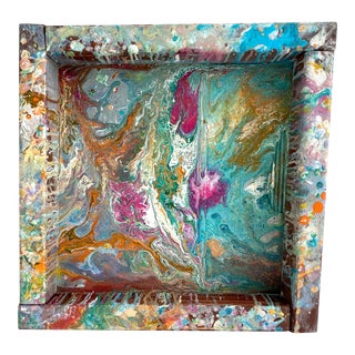 Artist's Framed Paint Palette Wall Sculpture For Sale