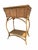20th Century Boho Chic Rattan Table With Storage Compartment For Sale In Miami - Image 6 of 8