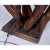 1970s Rustic Handcrafted Tree Branch Floor Lamp With Amber Glass Globes For Sale - Image 11 of 13