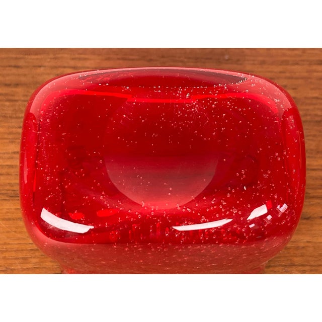 Mid-Century Modern Scandinavian Glass Vase, 1960s For Sale - Image 15 of 16