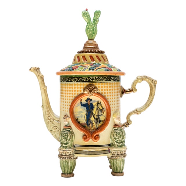Ron Carlson, "Large Teapot With Cactus Lid" 2026 For Sale