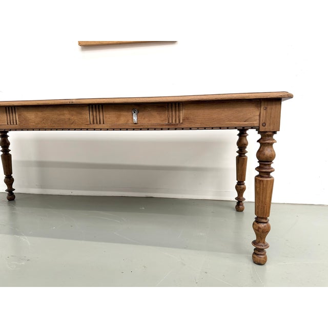 Antique Farmhouse Table in Oak, 1900s For Sale - Image 4 of 18