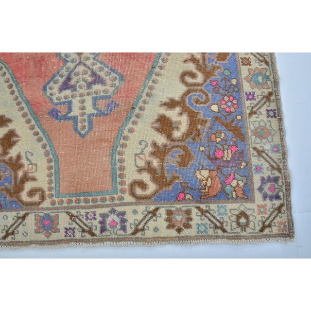 Decorative Vintage Kurdish Carpet For Sale - Image 10 of 10