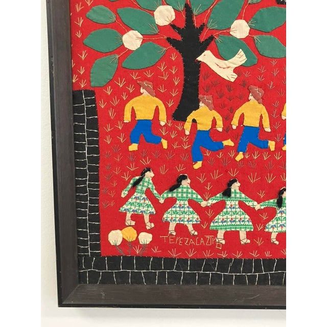 Artist: Tereza Laztiko Medium: Hand-cut and hand-stitched appliqué textile on fabric Date: Circa 1960s–1970s Origin:...