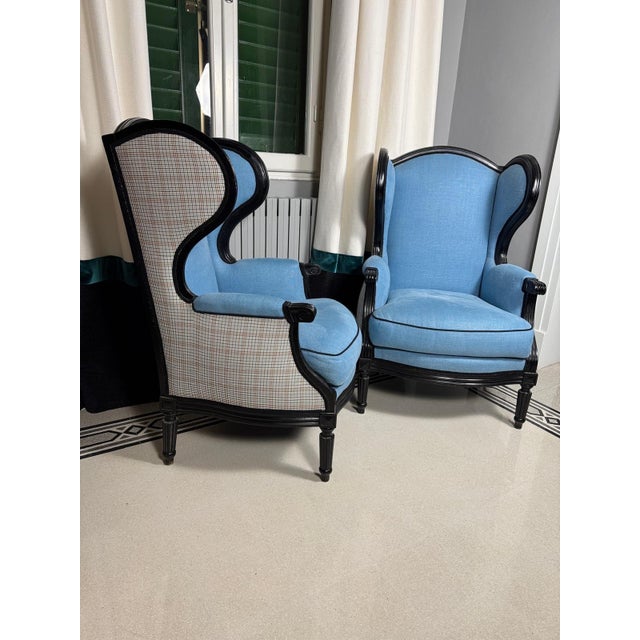 Set of Berge Armchairs For Sale - Image 9 of 10