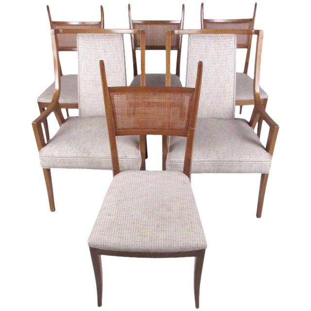 Stylish Set Of Six Mid Century Modern Harvey Probber Dining Chairs Chairish