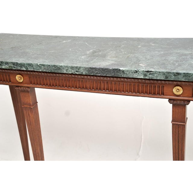 Antique Georgian Marble Top Console Table, 1930s For Sale - Image 11 of 13