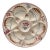 19th Century Majolica Oyster Flowers Plate Longchamp For Sale