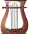 Brown Late 1930s Vintage Lexington Chair Company Mahogany Veneer Lyre Flip-Top Game Table For Sale - Image 8 of 18