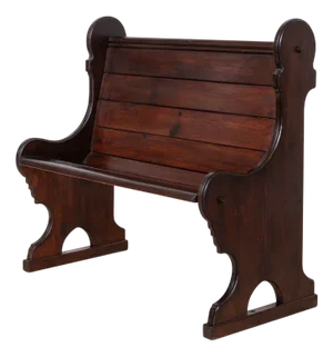 Antique Church Bench, 1900s