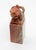 Offering a Chinese chop seal. Starts on thin square base that rises. Atop the seal is a guardian lion. All 4 sides are...