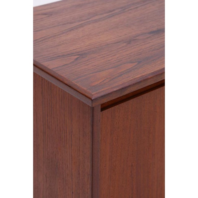 Brown Vintage Teak Chest of Drawers, 1960s For Sale - Image 8 of 14