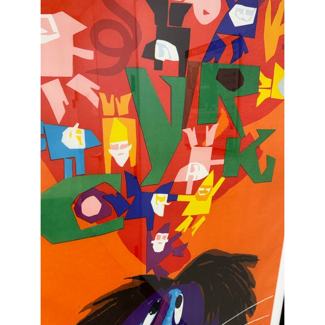 Late 20th Century Tadeusz Jodlowski Polish Cyrk "Circus" Lion Poster Print, Circa 1979 For Sale - Image 5 of 12