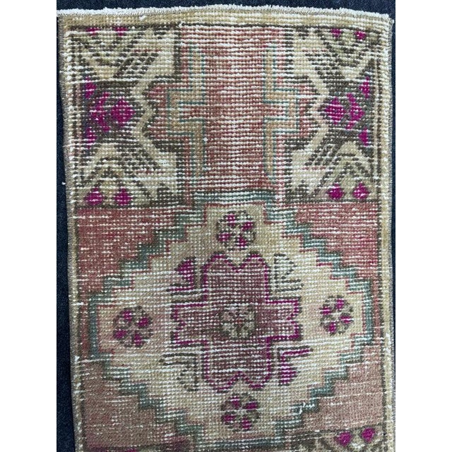 Turkish Yastik Rug 1'8" x 2'11" For Sale - Image 4 of 5