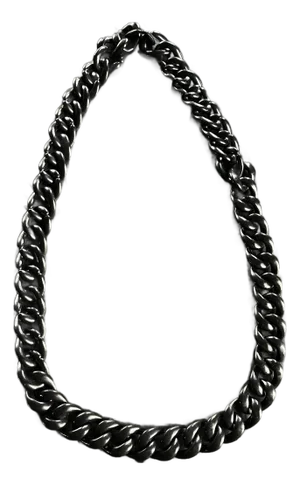 1980s Black Lucite Chain