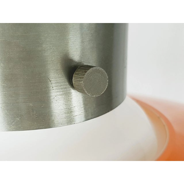 Orange Murano Glass Pendant Lamp by Alessandro Pianon for Vistosi, 1961 For Sale - Image 10 of 13