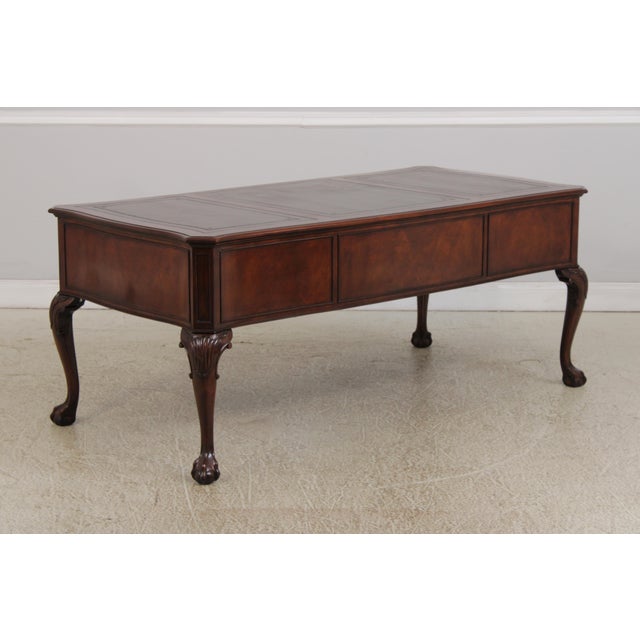 Sligh Limited Edition Leather Top Desk For Sale - Image 16 of 18