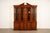 A gorgeous Georgian or Chippendale style breakfront bookcase or dining cabinet By Henredon USA, Late 20th Century Carved...