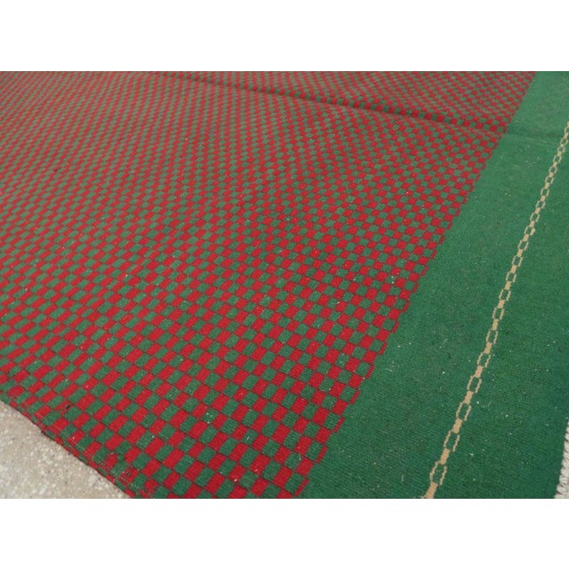 Textile Galerie Shabab Collection Mid-20th Century, Handmade Turkish Flatweave Kilim Accent Rug For Sale - Image 7 of 9