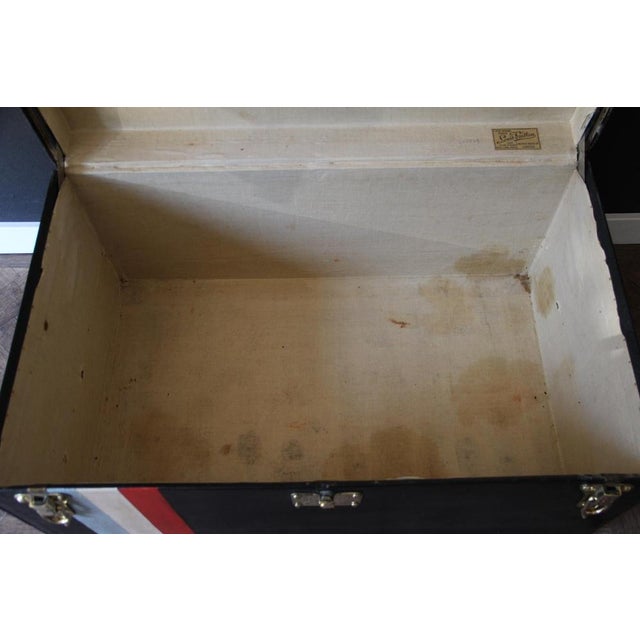 Car Trunk in Black Canvas from Louis Vuitton, 1920s For Sale - Image 16 of 18
