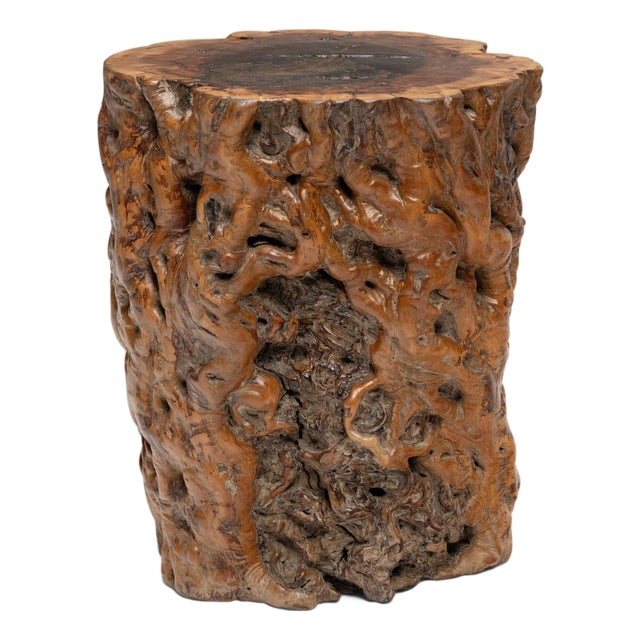 Burlwood Side Table For Sale