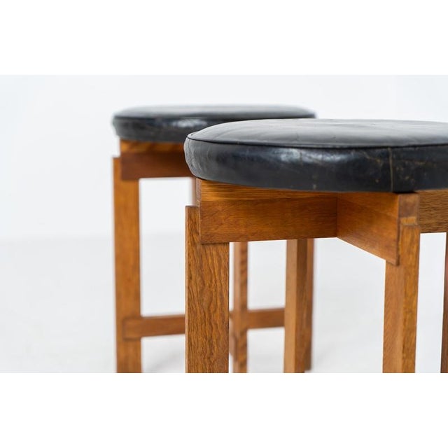 Stools by Uno & Östen Kristiansson for Luxus Vittsjö For Sale - Image 10 of 14
