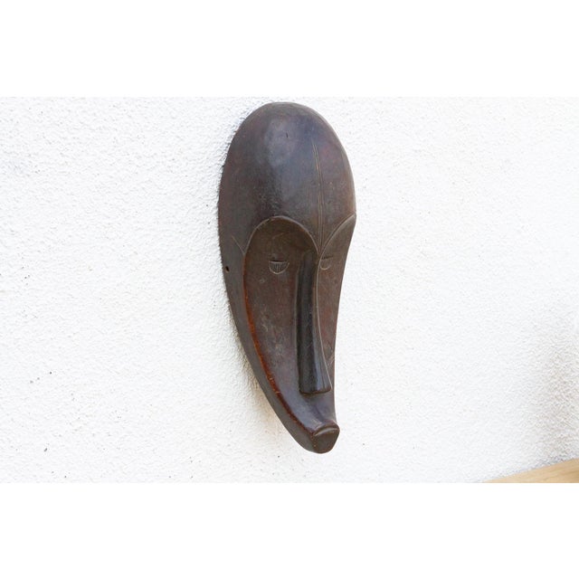 Dark Ebonized Fang Ngil Mask For Sale - Image 4 of 6