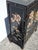 1970s Vintage Chinese Asian Black Lacquer Chinoiserie Cabinet Side Table For Sale - Image 5 of 18