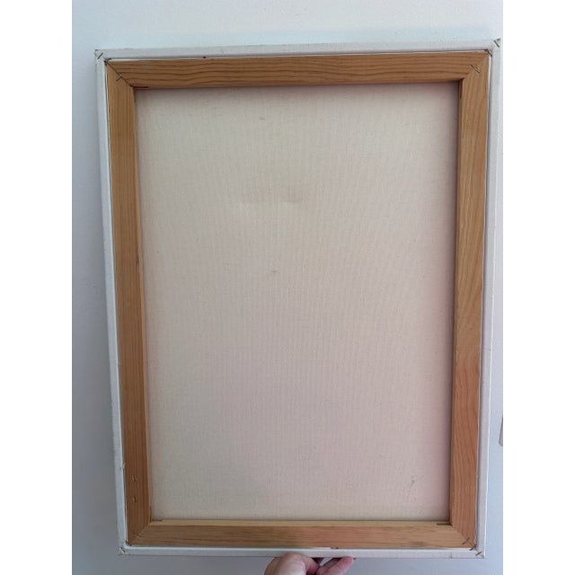 Wood Vintage Nude Portrait Original Art Study For Sale - Image 7 of 7