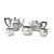 Antique Silver Plate Coffee & Tea Set, Hukin & Heath, Birmingham, England- 5 Pieces For Sale