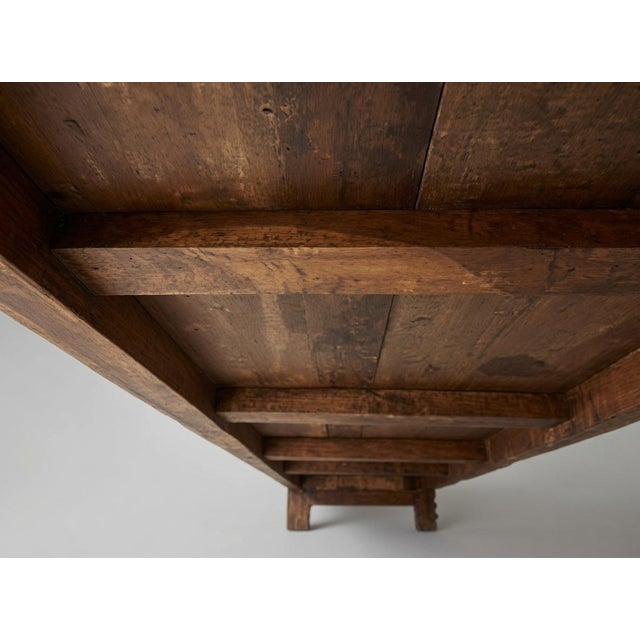 Farmhouse American Primitive 8ft Long Sideboard 19th Century For Sale - Image 3 of 7