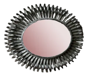 Large Metal Sun Mirror