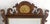 Pair of Flame Mahogany Gilt Scallop Mount Virginia Galleries Henkel Harris Beveled Wall Mirrors MINT!
