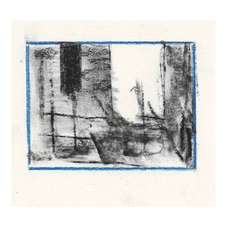 1996 Charles Dudley Abstract Street Scene Drawing For Sale
