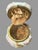 White Antique Victorian Signed Wavecrest Floral Decorated Art Glass Dresser Box For Sale - Image 8 of 12