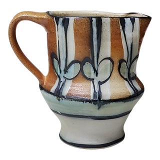 Vintage Suze Lindsay Fork Mountain Pottery Pitcher For Sale