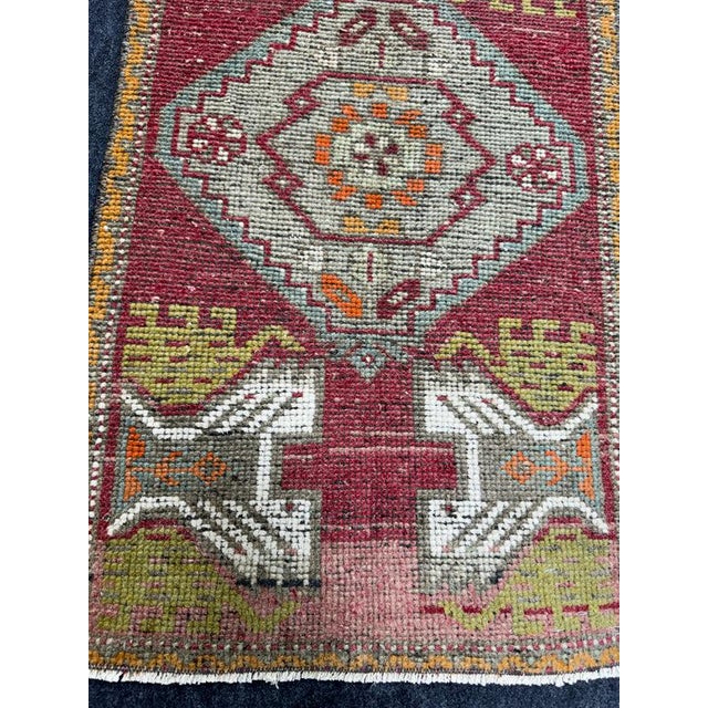 Contemporary Turkish Yastik Rug 1'8" x 2'11" For Sale - Image 3 of 5