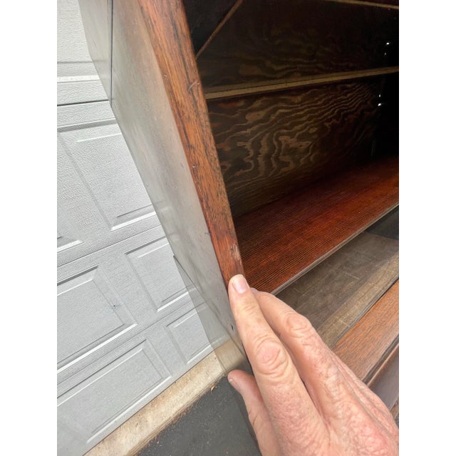 Wood Lundstrom Sectional Barrister Bookcase Early 20th Century For Sale - Image 7 of 12