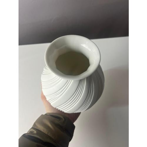 Bisque Porcelain 0216 Vase by Manfred Frey for Kaiser For Sale - Image 6 of 11
