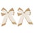 Kenneth Ludwig Chicago Double Bow Ornament (Set of 2) For Sale - Image 4 of 4