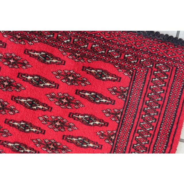 1970s, Handmade Vintage Turkmen Tekke Salt Bag 1.4' X 2.7' For Sale In New York - Image 6 of 8