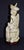 Vintage Chinese Empress Carved Cast Resin With Faux Ivory Finish Figurine Statue For Sale - Image 12 of 16