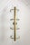 1930s Italian Art Deco Brass and Glass 8-Light Pendant For Sale - Image 4 of 15
