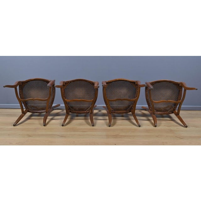 Louis XV Oak Chairs, 1800s, Set of 4 For Sale - Image 15 of 17