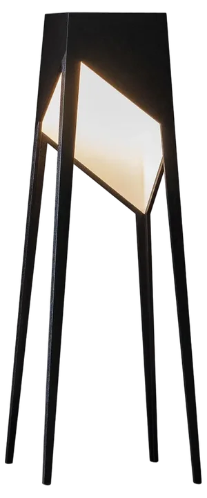 Black Oak Luise Floor Lamp by Matthias Scherzinger