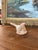 Folk Art 1970s Whimsical Hand-Built Ceramic Creature Sculpture With Long Ears and Textured Colorful Glaze For Sale - Image 3 of 9