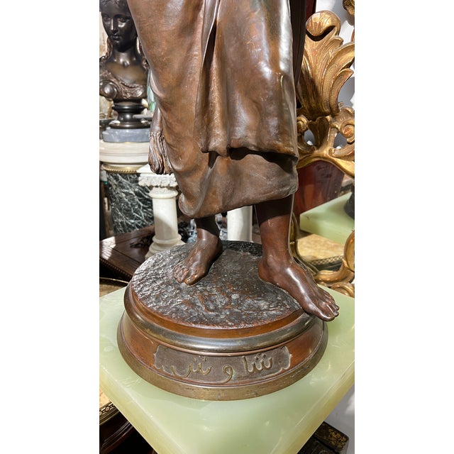 Georges-Charles Coudray Large Orientalist Egyptian Female Bronze Sculpture For Sale - Image 11 of 18